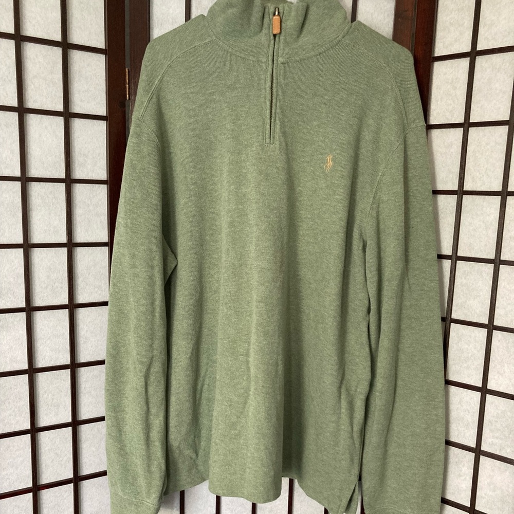 Green Polo Pullover